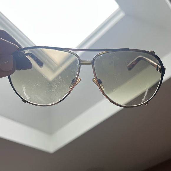 Dior gold and tortoise aviators - Picture 4 of 6